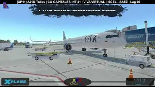[XP11] A21N Toliss | CO CAPITALES INT 21 | VIVA VIRTUAL  | SCEL - SAEZ | Leg 06