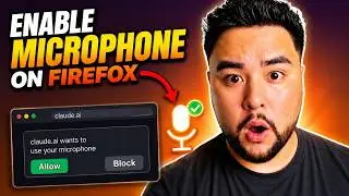 How to Enable Microphone on Firefox (For Claude Speech-to-Text) !