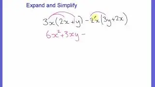 expand and simplify with 2 single brackets