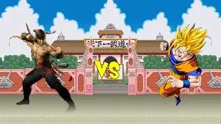 Mortal Kombat VS Dragon Ball Torneio - Goku vs Liu Kang