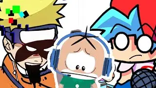 Cebolinha toy em Friday Night Funkin' VS Naruto corrompido FNF MOD