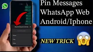 How to pin messages on WhatsApp web | WhatsApp tricks 2024