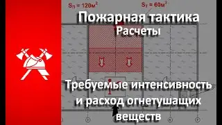 Требуемые интенсивность подачи и расход ОТВ (Пожарная тактика)