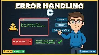 Master Error Handling in C 💡| perror() and strerror() in C | errno in C Explained