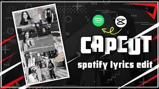 Trending Spotify card lyrics edit | CapCut Tutorial