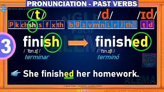 Pronunciacion De Verbos Regulares en Pasado En Ingles - Pronunciation Regular Verbs In Past – PART 3
