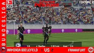 Game eFootball PES 2022 Bundesliga Full Match || Arminia Bielefeld vs Eintracht Frankfurt