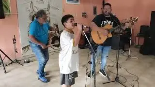 El Benja su papá Marcos y el Abuelo Cayetano Bazán