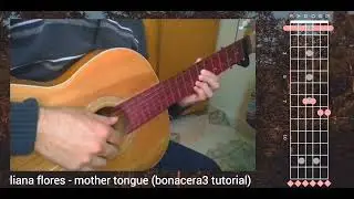 liana flores - mother tongue (Guitar Tutorial)