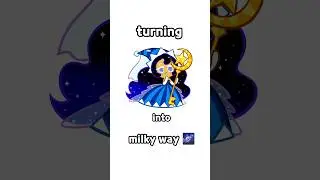 turning moonlight cookie into milky way 🌌 (short ver.)