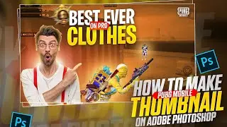 How  To Make This Thumbnail On Adobephotoshop |  Pubg Mobile Thumbnail On adobephotoshop