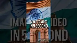 Convert Any Image into Video in just 5 seconds #lazydesigner #animation #immersityai