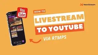 How to livestream to YouTube via RTMP with VM33