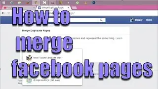 how to merge two facebook fan pages 2015