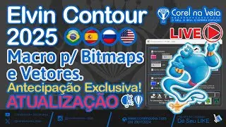 Elvin Contour Atualização 2025 Macro FREE Cria Contornos em Bitmaps e Vetores no CorelDRAW