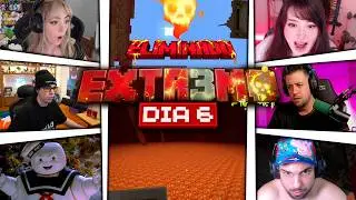 ALL DEATHS OF DAY 6 | MINECRAFT EXTREME 3 | KARMA PLUS