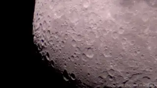 Moon LIVE through telescope