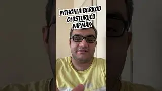Python kullanarak barcode generator yapımı. #python #videos