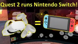 Meta Quest 2 VR headset runs Nintendo Switch lighter games (via Skyline) in 60 fps!