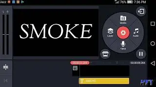 How to Make SMOKE Animation Effect Text on kinemaster  / No water mark