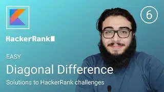 6. Diagonal Difference - HackerRank Kotlin Solution