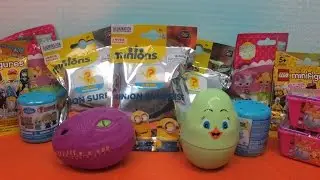 13 Blind Bags Eggs Hotwheels Minions Frozen Olaf Shopkins Lego Lalaloopsy Fashems