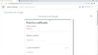 Moodle - Agregar un Formulario Google a Moodle
