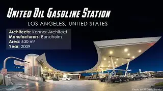 Architectural project - United Oil Gasoline Station L.A. / Kanner Architect مشروع هندسي - محطة وقود
