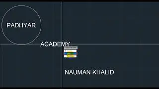 Circle Around Text Rectangle & Slot in Autocad 2018