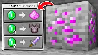 Minecraft, But Blocks Trade OP Items...