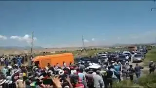 Эьтирози сокинони селзадаи Хуросон.