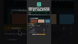 QT Halation vs Resolve's Halation
