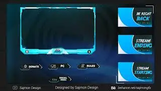 Animated stream pack for customer!⭐