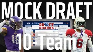 MUST WATCH 10-Team Fantasy Football Mock Draft | Fantasy Football Advice