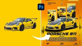 Make this viral car poster in 8 minutes! (easiest way for beginners)