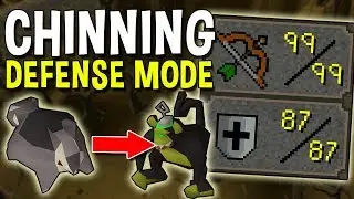 I Chinned on Defensive Mode all the Way to 99 Ranged! Cost and Exp Analysis! [OSRS]