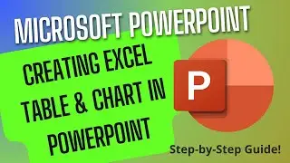 Creating Excel Table and Chart Object in PowerPoin
