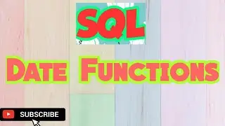 Date Functions in SQL || Live Examples || Telugu || Priya || 2021
