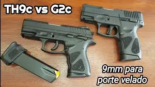 Taurus G2c vs TH9c, qual a melhor para porte velado? 9mm