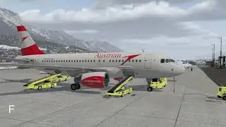 X-Plane 11 Toliss A319 LOWI-LOWW Xenviro