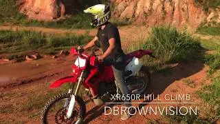 Honda XR650R Dirt Bike Hill Climb