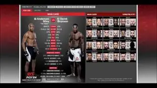 БОИ UFC 11 ФЕВРАЛЯ АНДЕРСОН СИЛЬВА   ДЕРИК БРАНСОН