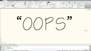 Oops - AutoCAD Commands