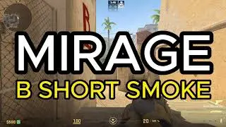 B Short Smoke - MIRAGE [2024] | Counter-Strike 2 (CS2)