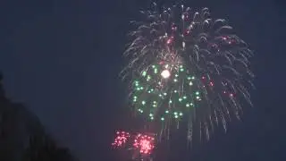 Салют на масленицу в Нижнем Новгороде 1 марта 2009 г.