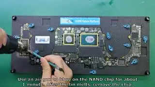 How to Set Heat Gun Temperature to Remove NAND (MacBook Pro 15inch)