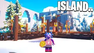I Built a FISHING Island In LEGO Fortnite..
