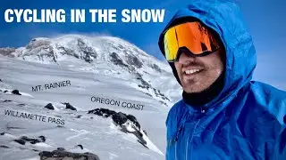 Bike Touring Pacific Northwest in Winter, Oregon Coast Rain & Snow, Mt Rainier: California to Alaska