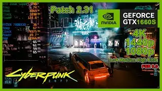 Cyberpunk 2077 | GTX 1660 Super | 4K, 1440p, 1080p PC Performance & FPS Test