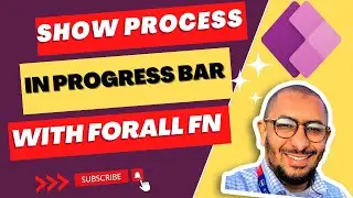 Show Real-Time Progress with ForAll Loop in Microsoft Canvas PowerApps